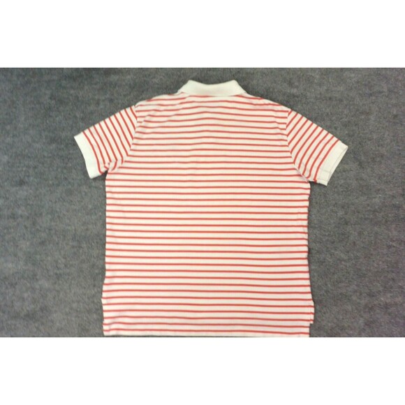 Polo Ralph Lauren Shirt Mens Larage Classic Fit Red White Stripe - Picture 3 of 9